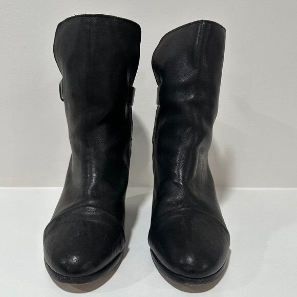 Rag & Bone Women's Kinsey Black Leather Boot Size 38.5 / 8.5 - Picture 3 of 8